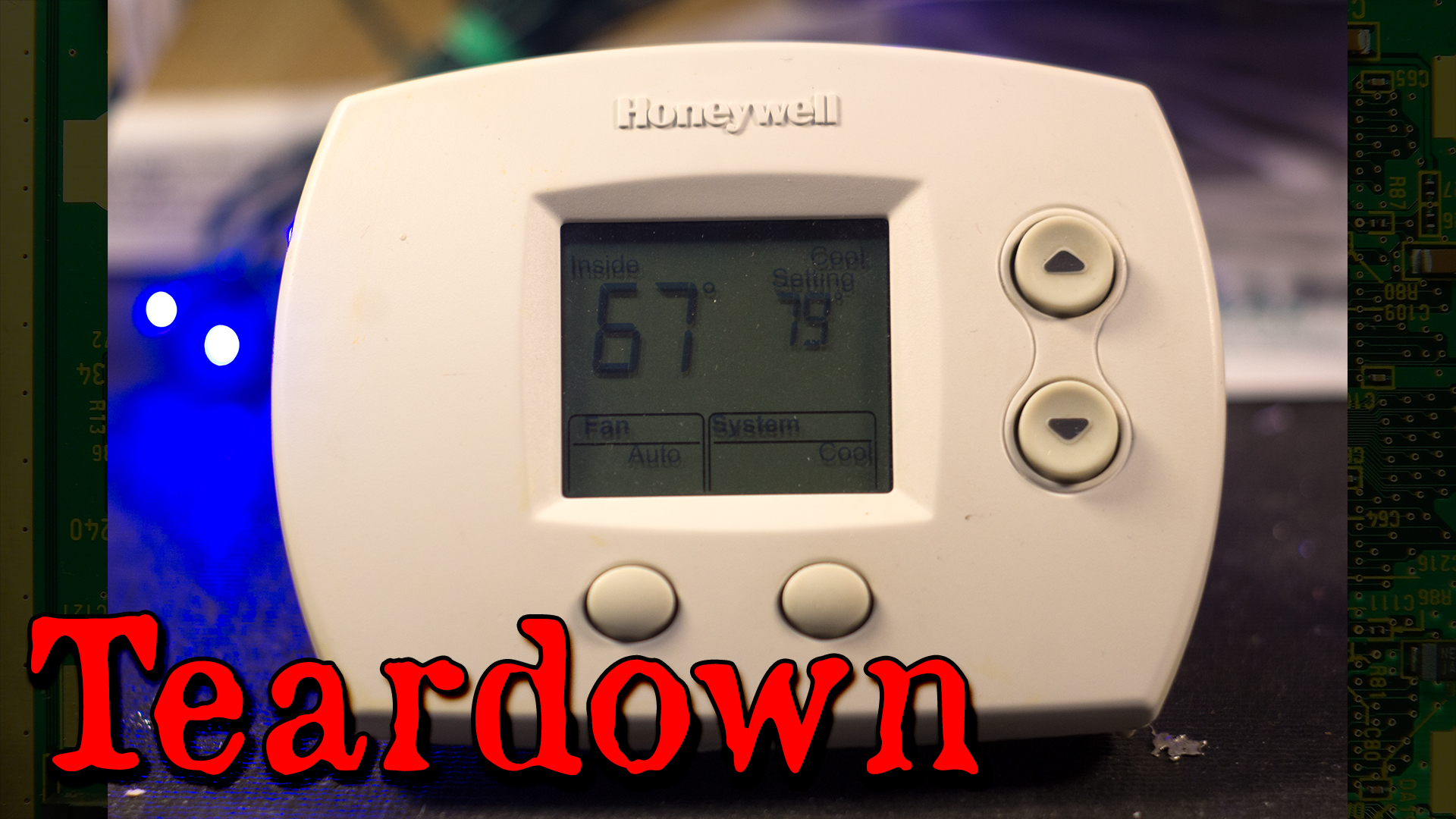 Honeywell Basic Electronic Thermostat Teardown